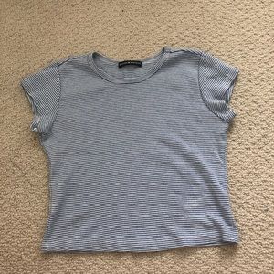 striped brandy Melville cropped t-shirt